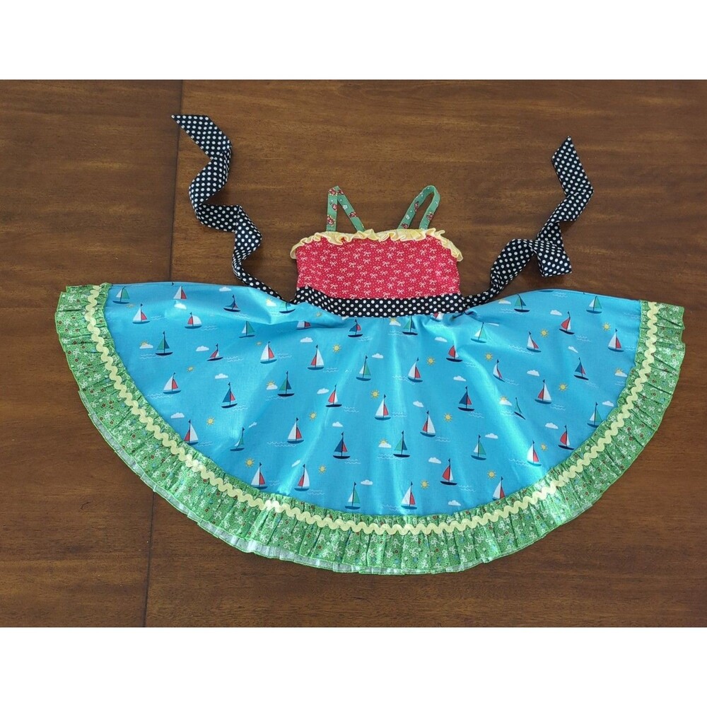 Platinum Matilda Jane Sailboat Roundabout Dress size 4Y EUC